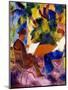 At the Garden Table, 1914-Auguste Macke-Mounted Giclee Print