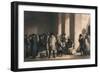 At the Gare Saint-Lazare, 1860S-Honore Daumier-Framed Giclee Print