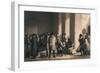 At the Gare Saint-Lazare, 1860S-Honore Daumier-Framed Giclee Print