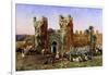 At the Gate of Shelah, Past and Present-Weeks Edwin Lord-Framed Giclee Print