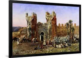 At the Gate of Shelah, Past and Present-Weeks Edwin Lord-Framed Giclee Print