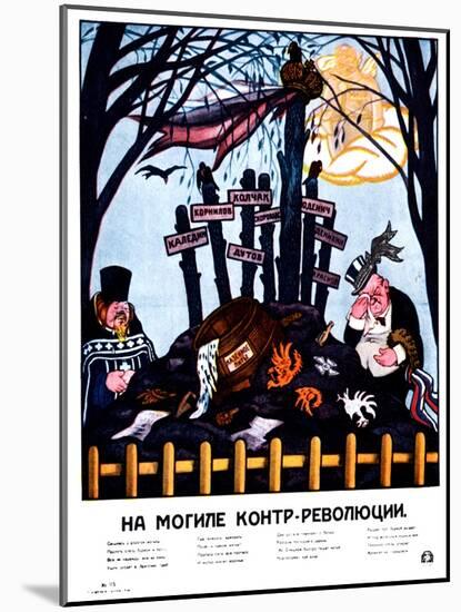 At the Grave of Counter-Revolution, 1920-Viktor Nikolaevich Deni-Mounted Giclee Print