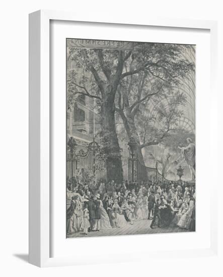 'At the Great Exhibition, 1851', (1920)-Louis Haghe-Framed Giclee Print