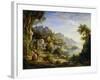 At the Gulf of Salerno, 1826-Joachim Faber-Framed Giclee Print