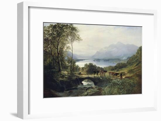 At the Head of the Loch, 1863-Samuel Bough-Framed Giclee Print