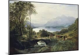 At the Head of the Loch, 1863-Samuel Bough-Mounted Giclee Print