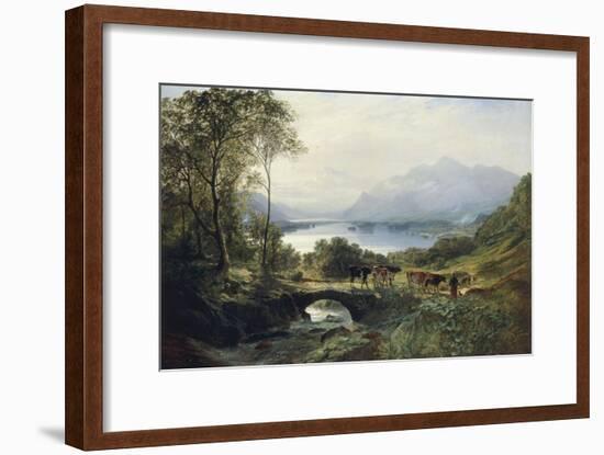 At the Head of the Loch, 1863-Samuel Bough-Framed Giclee Print