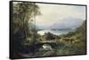 At the Head of the Loch, 1863-Samuel Bough-Framed Stretched Canvas