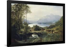 At the Head of the Loch, 1863-Samuel Bough-Framed Giclee Print