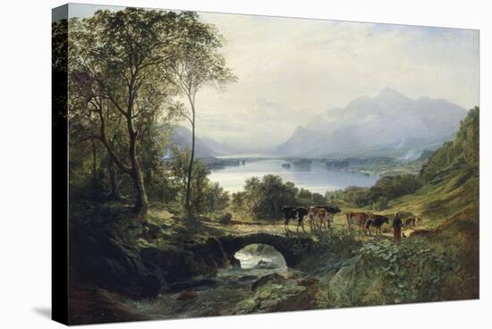At the Head of the Loch, 1863-Samuel Bough-Stretched Canvas