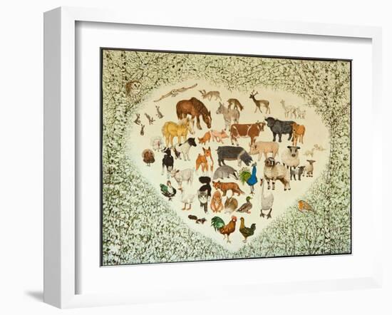 At the Heart of it All, 2013-Pat Scott-Framed Giclee Print