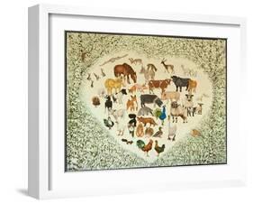 At the Heart of it All, 2013-Pat Scott-Framed Giclee Print