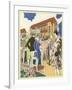 At the Horse Show and Races of Le Touquet-René Vincent-Framed Giclee Print