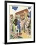 At the Horse Show and Races of Le Touquet-René Vincent-Framed Giclee Print