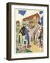 At the Horse Show and Races of Le Touquet-René Vincent-Framed Premium Giclee Print