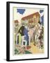 At the Horse Show and Races of Le Touquet-René Vincent-Framed Giclee Print