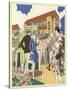 At the Horse Show and Races of Le Touquet-René Vincent-Stretched Canvas