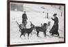 At the Hospice du Grand Saint- Bernard Dogs are Trained to Rescue Unfortunate Travellers-null-Framed Art Print