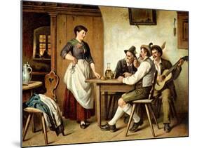 At the Inn-Rudolf Epp-Mounted Giclee Print