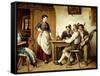 At the Inn-Rudolf Epp-Framed Stretched Canvas