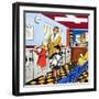 At the Laundrette-null-Framed Giclee Print