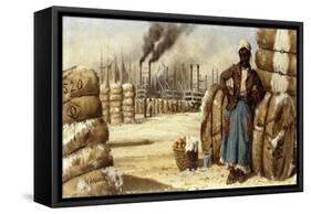 At the Levee-William Aiken Walker-Framed Stretched Canvas