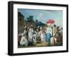 At the Linen Market in Santo Domingo-Augustin Brunias-Framed Giclee Print