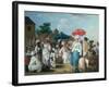 At the Linen Market in Santo Domingo-Augustin Brunias-Framed Giclee Print