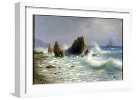 At the Livadia Shore, 1895-Lev Felixovich Lagorio-Framed Giclee Print