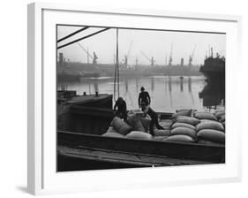 At the London Docks-John Phillips-Framed Premium Photographic Print