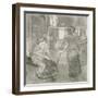 At the Louvre, Mary Cassatt (1845-1926) in the Etruscan Gallery-Edgar Degas-Framed Giclee Print