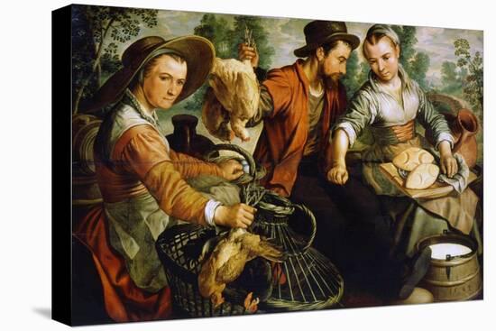 At the Market, 1564-Joachim Beuckelaer-Stretched Canvas