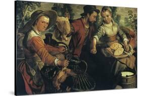 At the Market, C1554-1574-Joachim Beuckelaer-Stretched Canvas