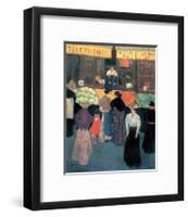 At the Market-Félix Vallotton-Framed Giclee Print