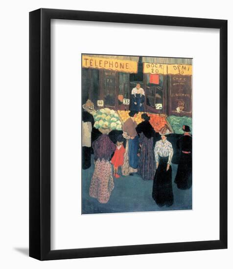 At the Market-Félix Vallotton-Framed Giclee Print