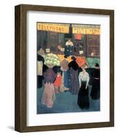 At the Market-Félix Vallotton-Framed Giclee Print