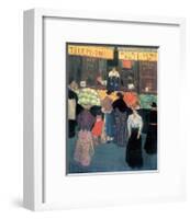 At the Market-Félix Vallotton-Framed Giclee Print