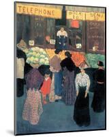 At the Market-Félix Vallotton-Mounted Giclee Print