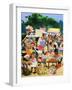 At the Market-null-Framed Giclee Print