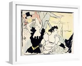 At the Masked Ball-Parisian Festivities-New Revels, 1892-Henri de Toulouse-Lautrec-Framed Giclee Print