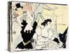 At the Masked Ball-Parisian Festivities-New Revels, 1892-Henri de Toulouse-Lautrec-Stretched Canvas