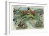 At The Mercy Of The Octopus-Louis Dalrymple-Framed Premium Giclee Print