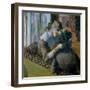 At the Milliner's-Edgar Degas-Framed Giclee Print