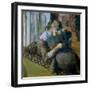 At the Milliner's-Edgar Degas-Framed Giclee Print