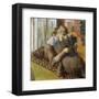 At the Milliners, 1881-Edgar Degas-Framed Art Print