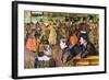 At The Moulin De La Gallette-Henri de Toulouse-Lautrec-Framed Art Print