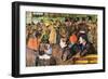 At The Moulin De La Gallette-Henri de Toulouse-Lautrec-Framed Art Print