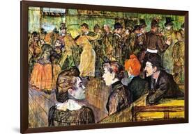 At The Moulin De La Gallette-Henri de Toulouse-Lautrec-Framed Art Print