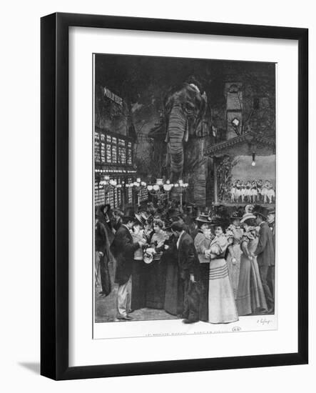 At the Moulin Rouge, Paris, Early 20th Century-null-Framed Photographic Print