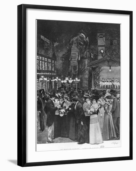 At the Moulin Rouge, Paris, Early 20th Century-null-Framed Photographic Print